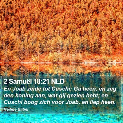 2 Samuël 18:21 NLD Bible Verse Image