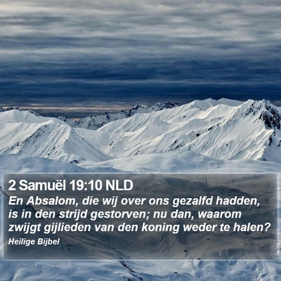 2 Samuël 19:10 NLD Bible Verse Image