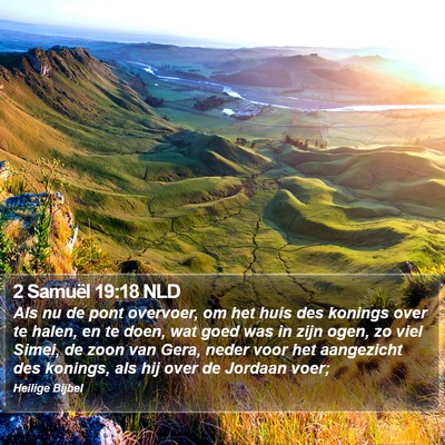 2 Samuël 19:18 NLD Bible Verse Image