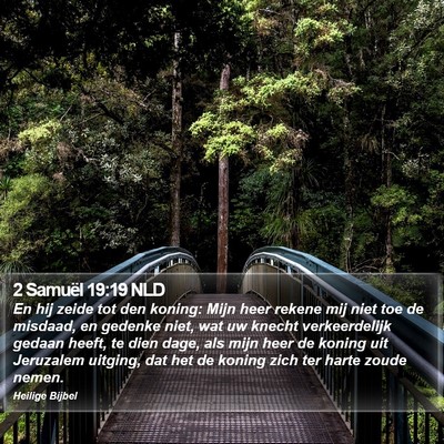 2 Samuël 19:19 NLD Bible Verse Image