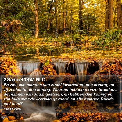 2 Samuël 19:41 NLD Bible Verse Image