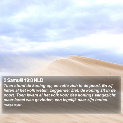 2 Samuël 19:8 NLD Bible Verse Image