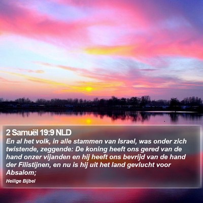 2 Samuël 19:9 NLD Bible Verse Image