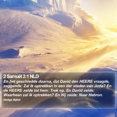 2 Samuël 2:1 NLD Bible Verse Image