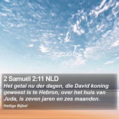 2 Samuël 2:11 NLD Bible Verse Image