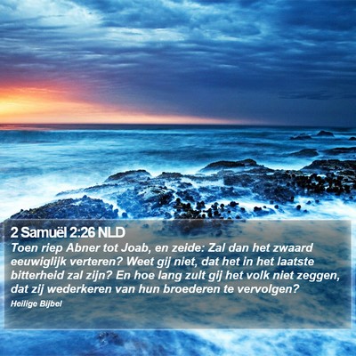 2 Samuël 2:26 NLD Bible Verse Image