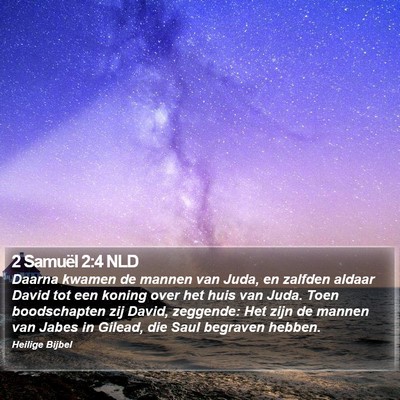 2 Samuël 2:4 NLD Bible Verse Image