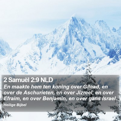 2 Samuël 2:9 NLD Bible Verse Image
