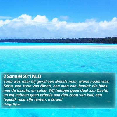 2 Samuël 20:1 NLD Bible Verse Image