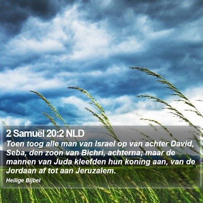 2 Samuël 20:2 NLD Bible Verse Image