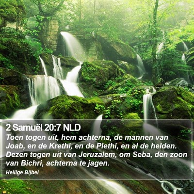 2 Samuël 20:7 NLD Bible Verse Image
