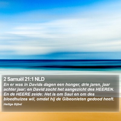 2 Samuël 21:1 NLD Bible Verse Image