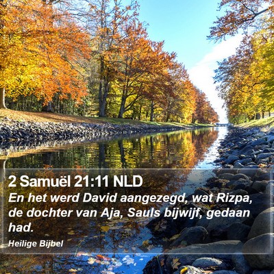 2 Samuël 21:11 NLD Bible Verse Image