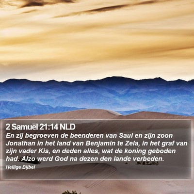 2 Samuël 21:14 NLD Bible Verse Image