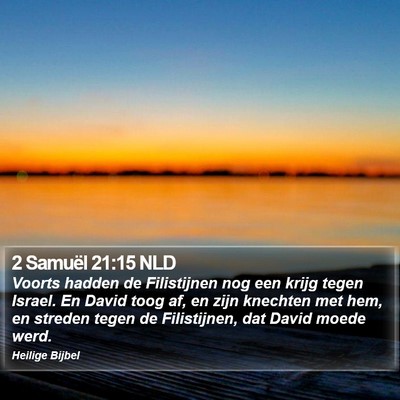 2 Samuël 21:15 NLD Bible Verse Image