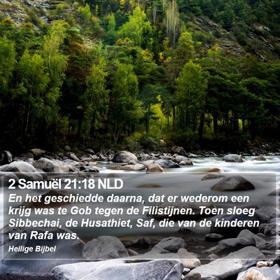 2 Samuël 21:18 NLD Bible Verse Image