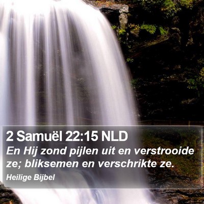 2 Samuël 22:15 NLD Bible Verse Image
