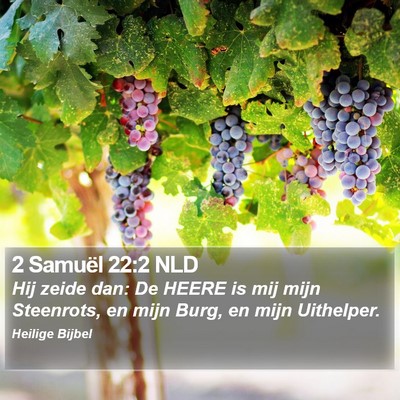 2 Samuël 22:2 NLD Bible Verse Image
