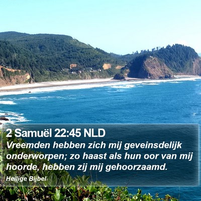 2 Samuël 22:45 NLD Bible Verse Image