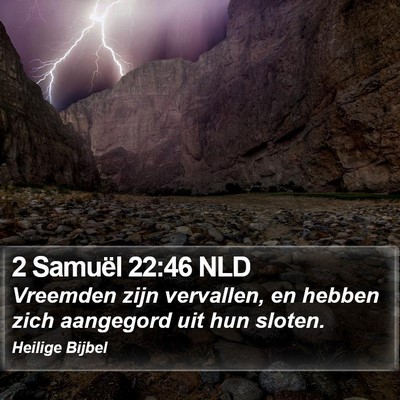 2 Samuël 22:46 NLD Bible Verse Image