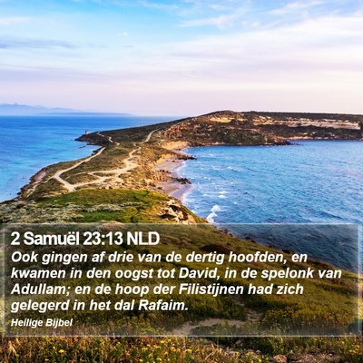 2 Samuël 23:13 NLD Bible Verse Image