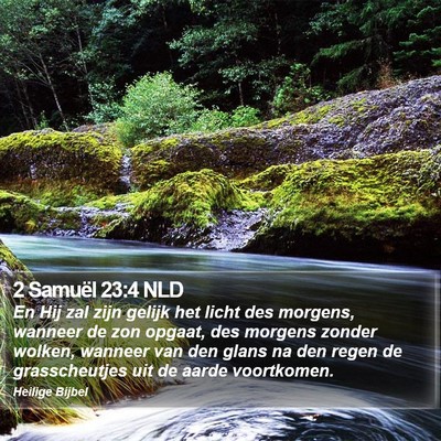 2 Samuël 23:4 NLD Bible Verse Image