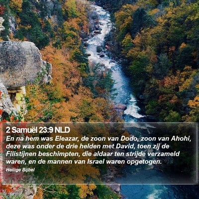 2 Samuël 23:9 NLD Bible Verse Image