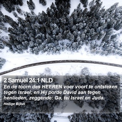 2 Samuël 24:1 NLD Bible Verse Image