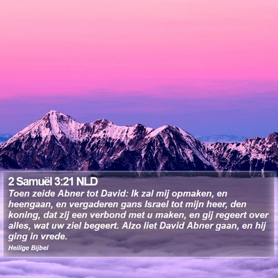 2 Samuël 3:21 NLD Bible Verse Image