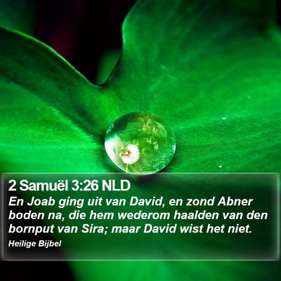 2 Samuël 3:26 NLD Bible Verse Image