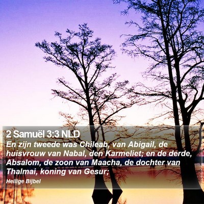 2 Samuël 3:3 NLD Bible Verse Image