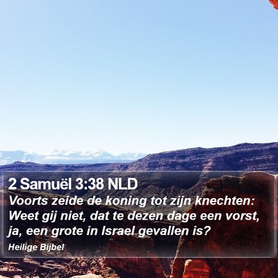 2 Samuël 3:38 NLD Bible Verse Image