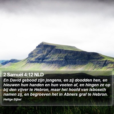 2 Samuël 4:12 NLD Bible Verse Image