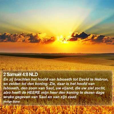 2 Samuël 4:8 NLD Bible Verse Image