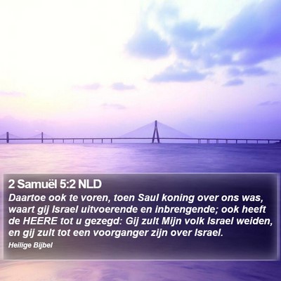 2 Samuël 5:2 NLD Bible Verse Image