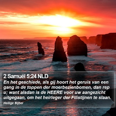 2 Samuël 5:24 NLD Bible Verse Image
