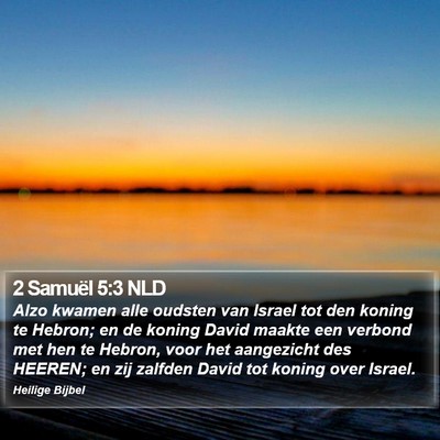 2 Samuël 5:3 NLD Bible Verse Image