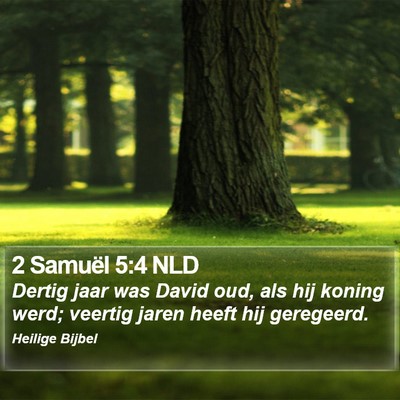 2 Samuël 5:4 NLD Bible Verse Image