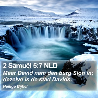 2 Samuël 5:7 NLD Bible Verse Image