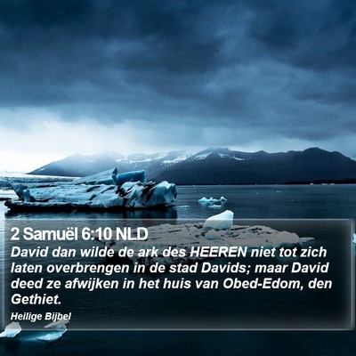 2 Samuël 6:10 NLD Bible Verse Image