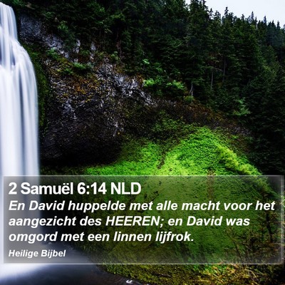 2 Samuël 6:14 NLD Bible Verse Image