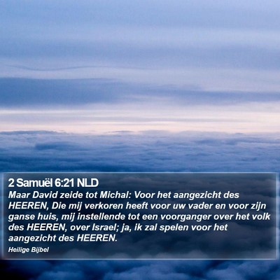 2 Samuël 6:21 NLD Bible Verse Image