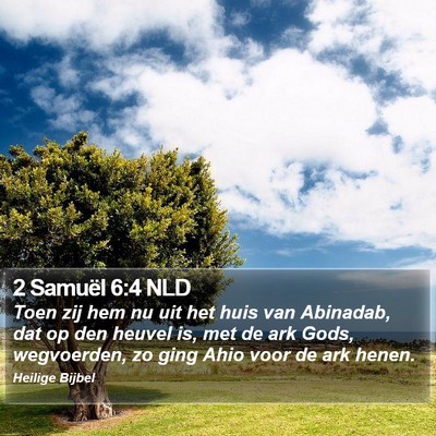 2 Samuël 6:4 NLD Bible Verse Image