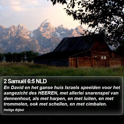 2 Samuël 6:5 NLD Bible Verse Image