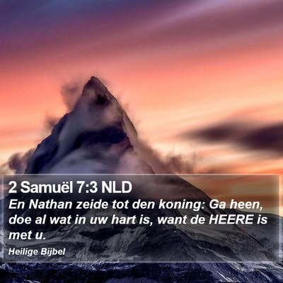 2 Samuël 7:3 NLD Bible Verse Image