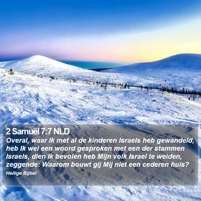 2 Samuël 7:7 NLD Bible Verse Image