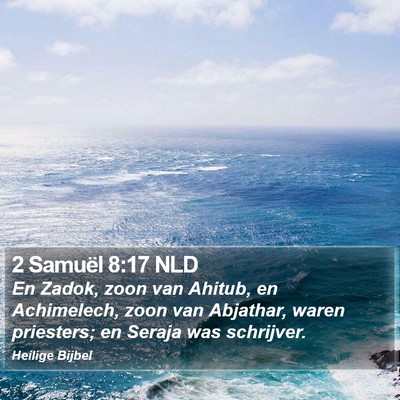 2 Samuël 8:17 NLD Bible Verse Image