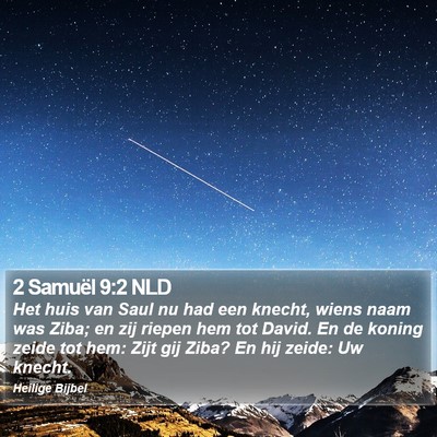 2 Samuël 9:2 NLD Bible Verse Image