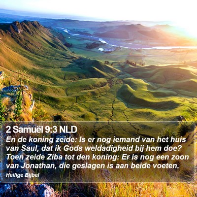 2 Samuël 9:3 NLD Bible Verse Image