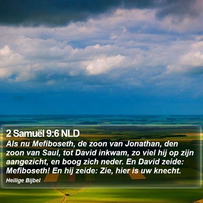 2 Samuël 9:6 NLD Bible Verse Image